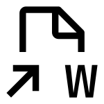 Document Word Processor Reference SVG Icon